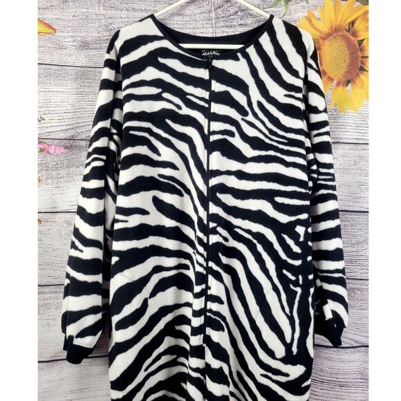Nick & Nora Zebra Print Sleepwear Women's Size XXL - Picture 2 of 8
